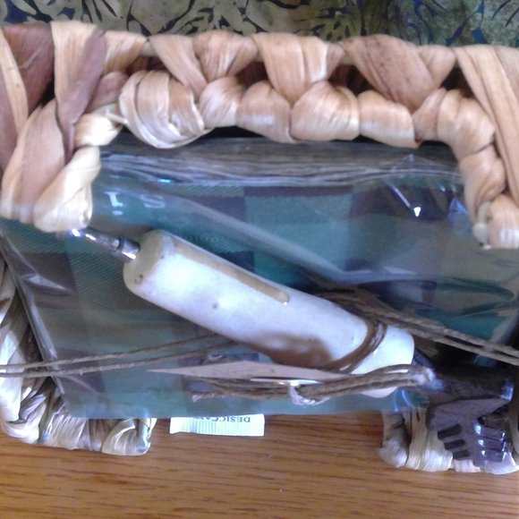 Mud Pie Sip Napkins in Basket and corkscrew opener with deer - Picture 7 of 7